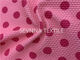 البوليستر مايكرو الألياف الوردي ملابس السباحة المعاد تدويرها النسيج تنفس للسيدات