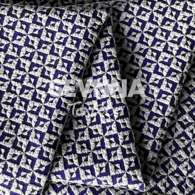 نسيج البوليستر المعاد تدويره المستدام للموضة الواعي للبيئة