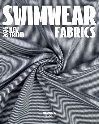مادة ملابس السباحة المعاد تدويرها قابلة للتخصيص 49٪ Poly SD المعاد تدويرها 29٪ Nylon SD 22٪ Spandex لملابس السباحة الصديقة للبيئة