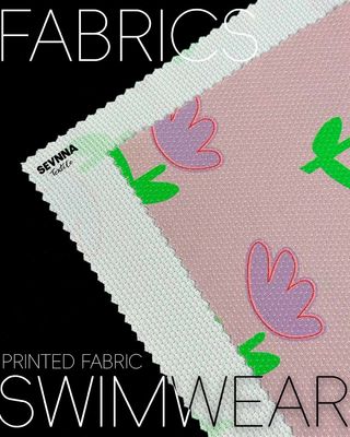 نسيج ثلاثي مزدوج وزنه 180 غرام للصيف والخريف مع نيلون معاد تدويره 87%