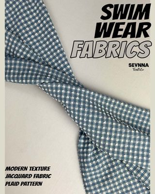 نسيج سباحة ذات نسيج ممتاز بعرض 115 سم ووزن 170 غرام ، ونمط بنسيج أنيق لملابس السباحة