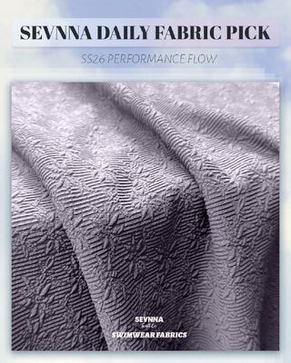320 غرام UPF 50+ نسيج سباحة مزين بمقاومة عالية للكلور لملابس السباحة القوية