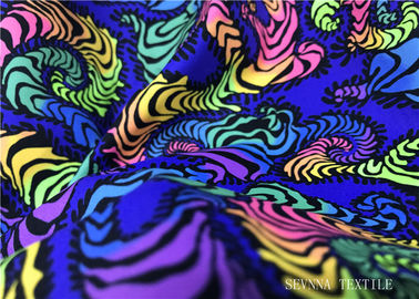 اثنين من طريقة متماسكة ملابس السباحة متماسكة النسيج مشرق نيون Fluo الألوان المطبوعة الرقمية