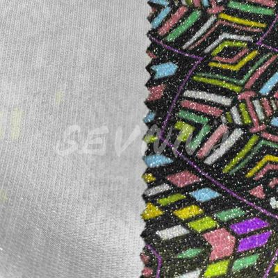 الكثافة جاكارد الخيط مزدوج الخيط الصيف / الخريف ارتداء ألياف البوليستر المعاد تدويرها