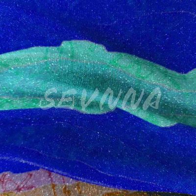 النسيج المقوى المزدوج من جاكارد الصديق للبيئة مع النهاية المعدنية