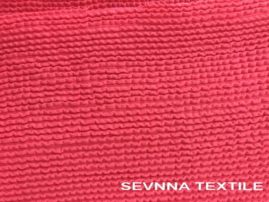 92% بوليستر معاد تدويرها + 8%Spandex نسيج ملابس السباحة الصديقة للبيكيني، تانكيني، ملابس السباحة بانديو