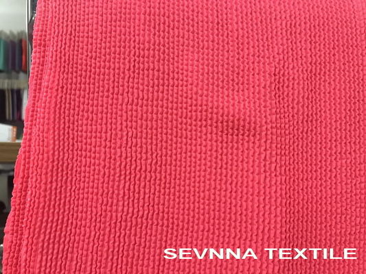 92% بوليستر معاد تدويرها + 8%Spandex نسيج ملابس السباحة الصديقة للبيكيني، تانكيني، ملابس السباحة بانديو