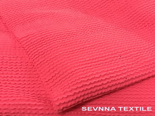 92% بوليستر معاد تدويرها + 8%Spandex نسيج ملابس السباحة الصديقة للبيكيني، تانكيني، ملابس السباحة بانديو