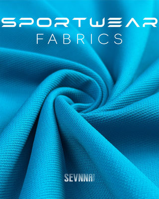 UPF 50+ نسيج الركض النيلون66 سباندكس 4-Way Stretch