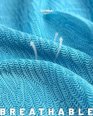 270 غرام من البوليستر المعاد تدويره النسيج المزدوج مع سباندكس