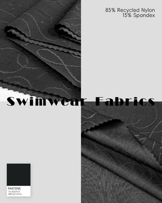 نسيج حمالة صدر رياضية من البوليستر عالي التمدد مع إيلاستان 260 جرامًا