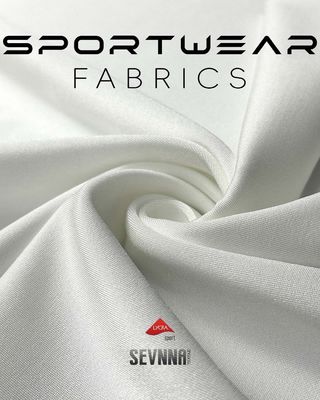 نسيج الليكرا خفيف الوزن 85% بوليستر معاد تدويره