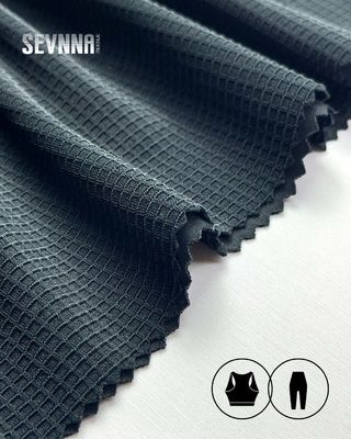 160 سم عرض UV حماية 50+ الأقمشة الركض مع البوليستر المعاد تدويرها لملابس نشطة عالية الأداء