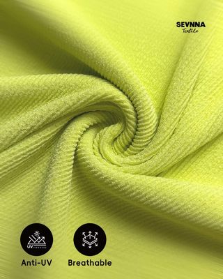 نسيج حمالة صدر رياضية ممتازة بعرض 180 سم وزنه 285 غرام و 93% بوليستر معاد تدويره + 7% سباندكس لمادة حمالة صدر رياضية عالية الأداء