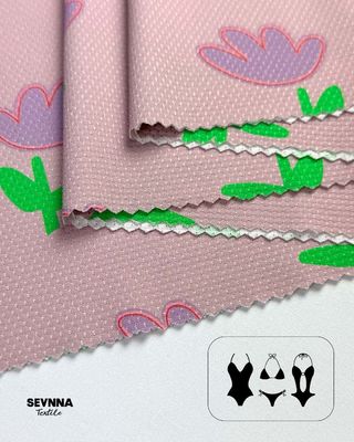 نسيج ثلاثي مزدوج وزنه 180 غرام للصيف والخريف مع نيلون معاد تدويره 87%