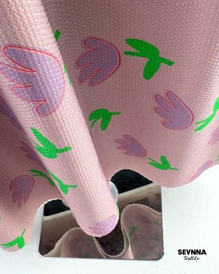 نسيج ثلاثي مزدوج وزنه 180 غرام للصيف والخريف مع نيلون معاد تدويره 87%