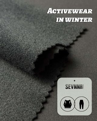 Customizable Yoga Wear Fabric with 87% Polyester + 13% Spandex and 150cm Width for Premium Activewear