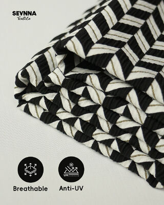 نسيج مزدوج التريكو صديق للبيئة بوزن 260 جرامًا متعدد الاستخدامات لملابس الصيف/الخريف