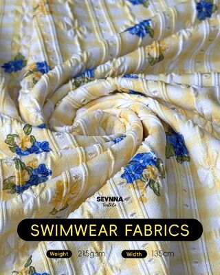 نسيج السباحة المقاوم للكلور عالي النسيج مع نايلون معاد تدويره بنسبة 92٪ + 8٪ سباندكس و 215 غرامًا من الوزن لملابس السباحة المستدامة