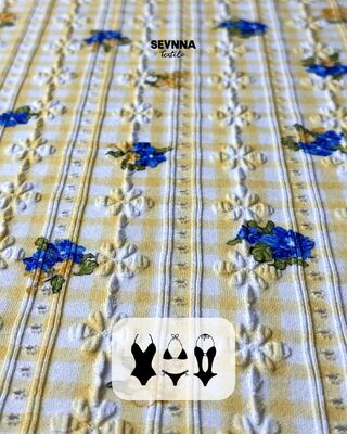 نسيج السباحة المقاوم للكلور عالي النسيج مع نايلون معاد تدويره بنسبة 92٪ + 8٪ سباندكس و 215 غرامًا من الوزن لملابس السباحة المستدامة