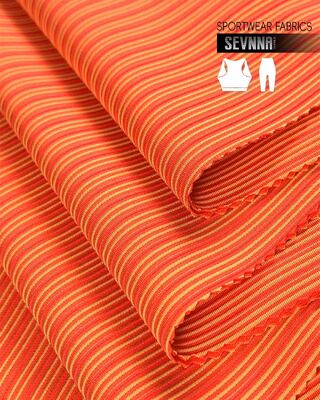 نسيج محبوك للملابس الرياضية يتميز بتهوية عالية وسريع الجفاف مع ألياف نايلون معاد تدويرها للملابس الرياضية