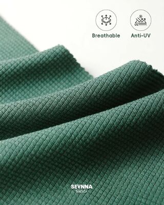 نسيج السباحة المنسوج عالي التمدد مع 95٪ قطن عضوي و 5٪ سباندكس لثبات اللون العالي