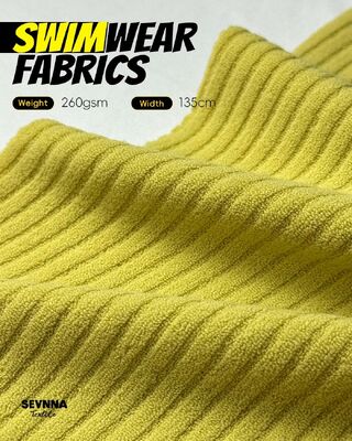 260 غرام من النسيج القابل للتنفس والذي يجف بسرعة من قماش ملابس السباحة المعاد تدويره لملابس السباحة الصديقة للبيئة