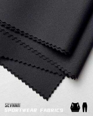 75% نايلون + 25% سباندكس الملابس النشطة النسيج الخيط مع عالية قابلية التنفس والجفاف السريع للملابس الرياضية النسيج النسيجي