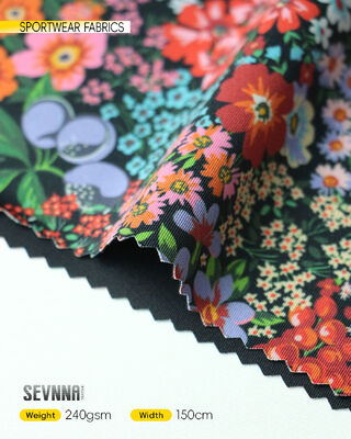 نسيج حمالة الصدر الرياضية عالية القدرة على التنفس مع المنسوجات الخضراء