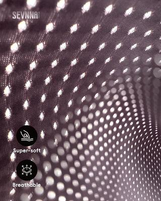 أقمشة جري بحماية من الأشعة فوق البنفسجية 50+ بوزن 190 جرام وخياطة مسطحة للمنسوجات الرياضية عالية الأداء