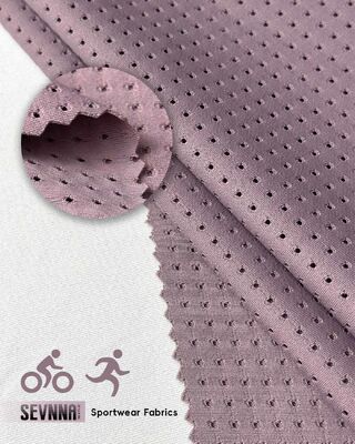 أقمشة جري بحماية من الأشعة فوق البنفسجية 50+ بوزن 190 جرام وخياطة مسطحة للمنسوجات الرياضية عالية الأداء