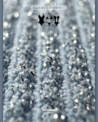 نسيج ملابس سباحة صديق للبيئة مع 83% نايلون معاد تدويره، سريع الجفاف ومقاوم للكلور لملابس سباحة مستدامة