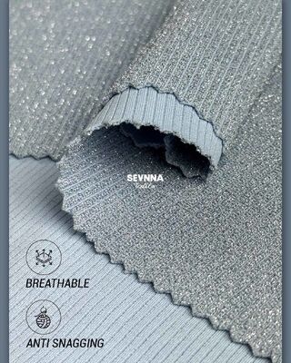 نسيج ملابس سباحة صديق للبيئة مع 83% نايلون معاد تدويره، سريع الجفاف ومقاوم للكلور لملابس سباحة مستدامة