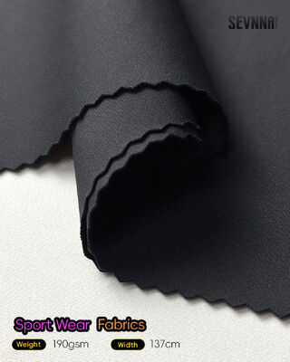 نسيج الدراجات ذو الأداء العالي مع حماية الأشعة فوق البنفسجية ووزن 190 غرام مصنوع من 79٪ البوليستر المعاد تدويره + 21٪ سباندكس