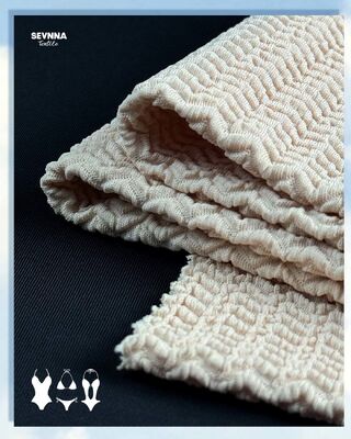 نسيج ملابس سباحة صديق للبيئة بمرونة في اتجاهين بعرض 130 سم ووزن 250 جرامًا للملابس السباحة المستدامة