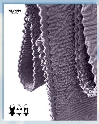 320 غرام UPF 50+ نسيج سباحة مزين بمقاومة عالية للكلور لملابس السباحة القوية