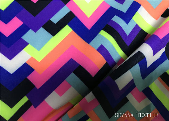 الجسم Moisturing Yoga Wear Fabric التجفيف السريع Sun Block Elastomeric Materials