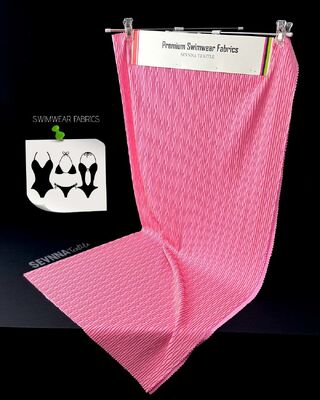 260gsm Recycled Swimwear Fabric Slim Fit Sustainable Textile Perfect for Eco Friendly Swimwear Production and Enhanced Fit