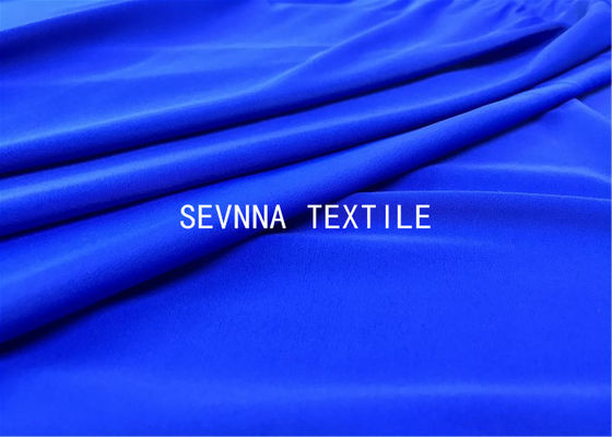 160GSM 74٪ البوليستر المعاد تدويره + 26٪Spandex نسيج ملابس السباحة المعاد تدويره للخيوط المزدوجة