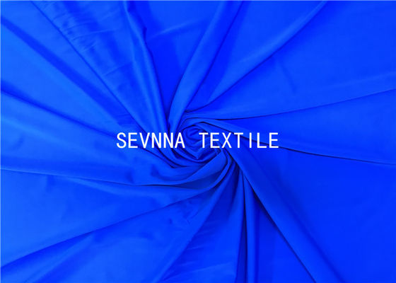 160GSM 74٪ البوليستر المعاد تدويره + 26٪Spandex نسيج ملابس السباحة المعاد تدويره للخيوط المزدوجة