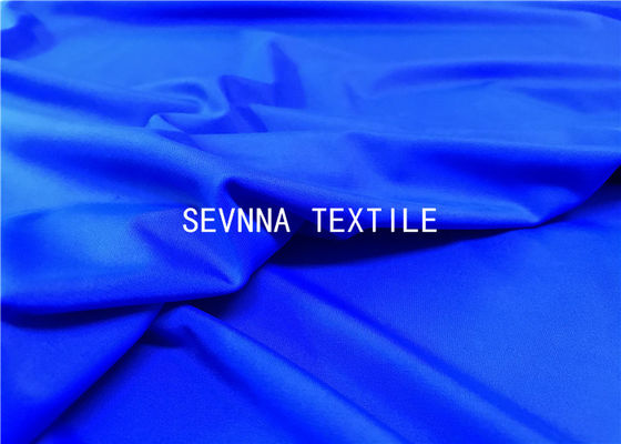 160GSM 74٪ البوليستر المعاد تدويره + 26٪Spandex نسيج ملابس السباحة المعاد تدويره للخيوط المزدوجة