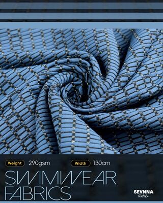 ملابس السباحة إعادة تدوير 290gsm نسيج صديقة للبيئة المواد السباحة القوية لملابس السباحة الصيفية