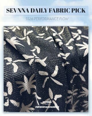 نسيج ملابس سباحة سريع الجفاف مقاوم للكلور وخفيف الوزن 170 جرام صديق للبيئة للملابس المستدامة