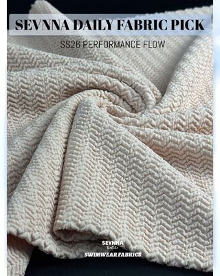 نسيج ملابس سباحة صديق للبيئة بمرونة في اتجاهين بعرض 130 سم ووزن 250 جرامًا للملابس السباحة المستدامة