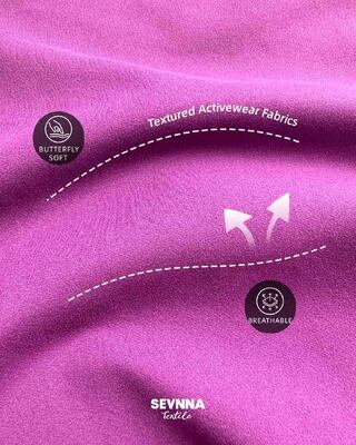 مقاومة للرطوبة عالية قابلية التنفس Super Soft Stretch Sport Bra Fabric لمادة حمالة الصدر للتدريب