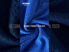 270 غرام من النسيج الليكرا المعاد تدويره الصديق للبيئة مع طباعة هولوغرافية معدنية