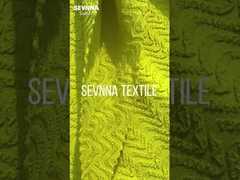 اذهب أخضر مع نسيج البوليستر المعاد تدويره صديقة للبيئة 115 سم العريضة الدائرية