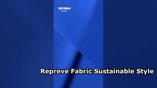Repreve Fabric 200gsm نسيج بوليستر معاد تدويره مع تهوية عالية ومقاومة للرائحة الكريهة